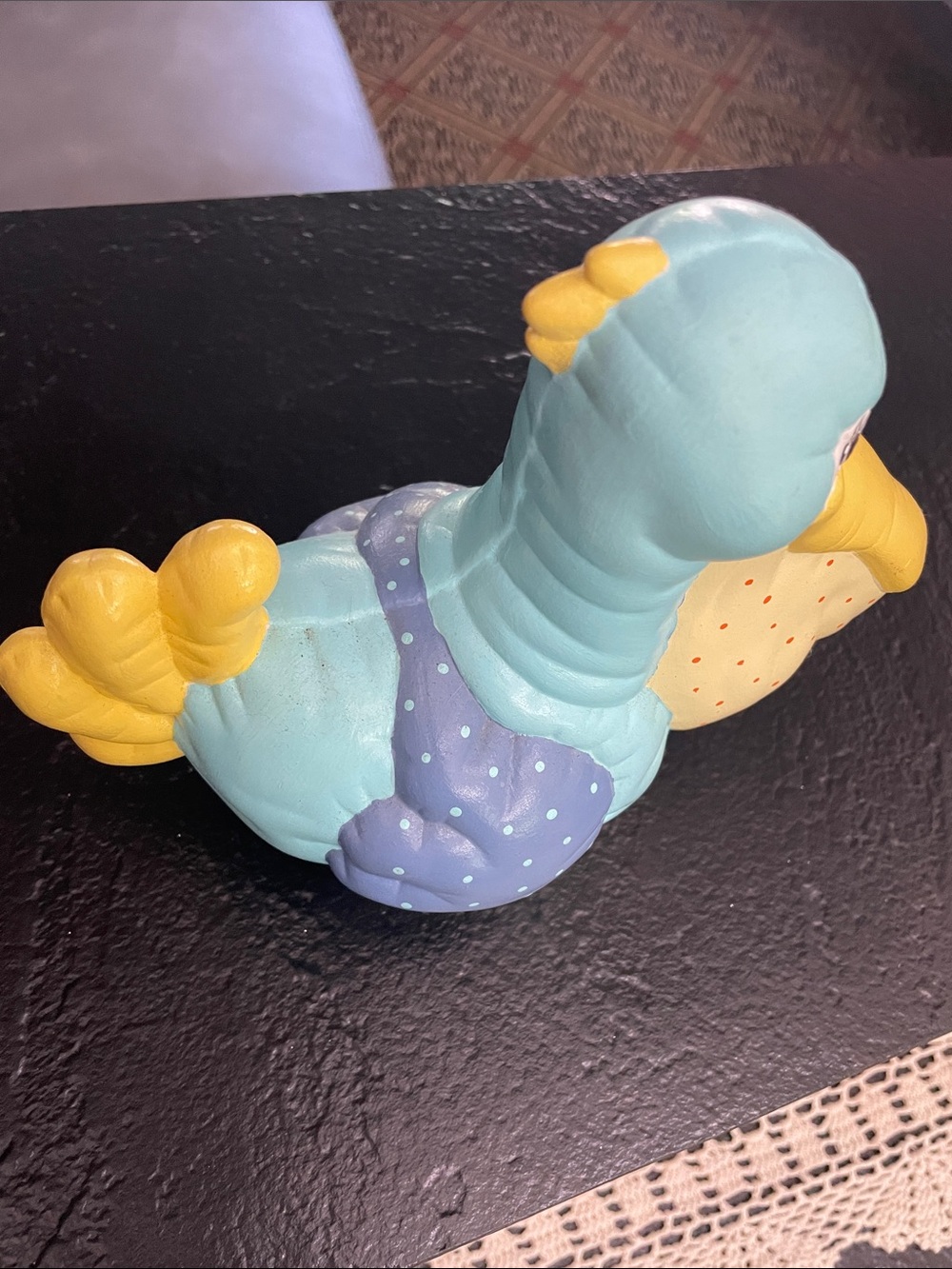 Blue and Yellow Decorative Pelican Figurine - Home Accents - Picture 5 of 6
